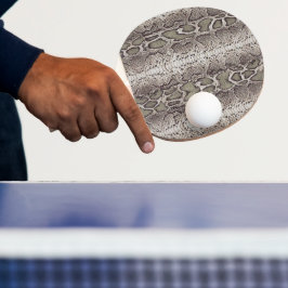 Schlange Hautfarbe Tischtennis Schläger