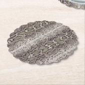 Schlange Hautfarbe Untersetzer (angewinkelt)