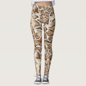 Schlange Hautprint Leggings (Vorderseite)