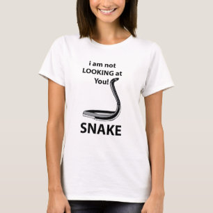 Schlange, ich gucke dich nicht komisch an, Schlang T-Shirt