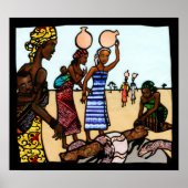 Schlange im Brunnen - ein afrikanisches Volkstal Poster (Vorne)