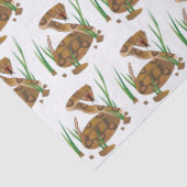 Schlange im Gras Seidenpapier (Detail)