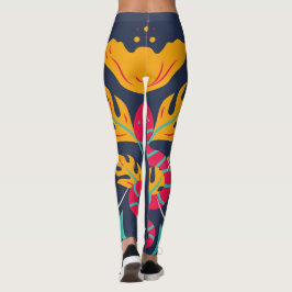 Schlange im Wald Leggings