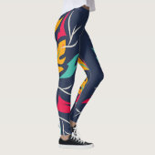 Schlange im Wald Leggings (Rechts)