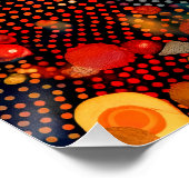 Schlange in der aborigines Dot Art Style Poster (Ecke)