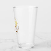 Schlange Jahr Gold Prägung Symbol Glass Cup Glas (Links)