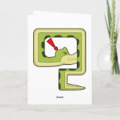 Schlange Karte (Rückseite)