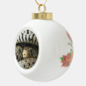 Schlange Keramik Kugel-Ornament (Rechts)