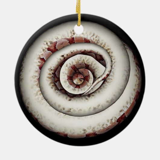 Schlange Keramikornament (Hinten)