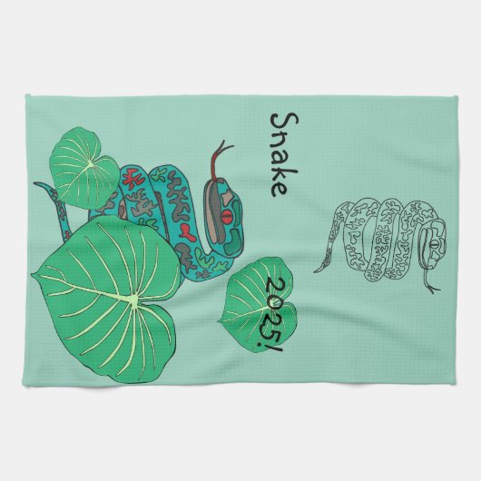 Schlange Küchentücher (Horizontal)