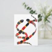 Schlange Kunst Postkarte (Stehend Vorderseite)