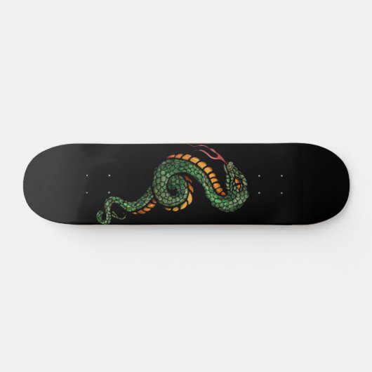 Schlange Kunst Schlangen Skateboard (Horizontal)