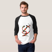 Schlange Kunst T-Shirt (Vorne ganz)