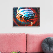 Schlange Leinwanddruck (Insitu (Wohnzimmer))