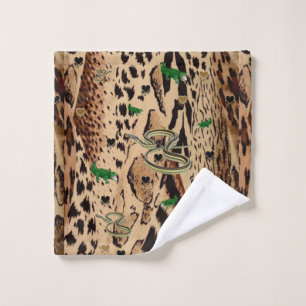 Schlange, Leopard Badetücher Set