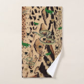 Schlange, Leopard Badezimmer Handtuch Sets (Handtuch)
