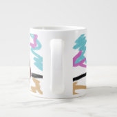 Schlange Liebe Jumbo-Tasse (Rückseite)