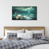 Schlange Liebe Leinwanddruck (Insitu (Schlafzimmer))