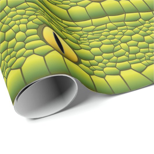 Schlange Lover Reptile Augen und Hautmuster Geschenkpapier (Rolleneckpunkt)