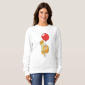 Schlange mit Ballon Sweatshirt (Vorne ganz)