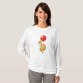 Schlange mit Ballon T-Shirt (Vorne ganz)