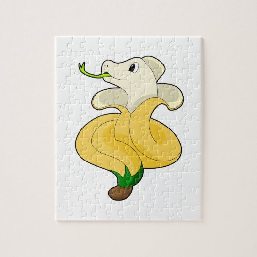 Schlange mit Banana Puzzle (Vertikal)