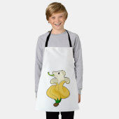 Schlange mit Banana Schürze (Getragen)