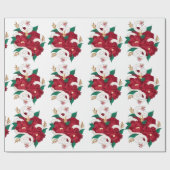 Schlange mit Blume Geschenkpapier (Flach)