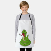 Schlange mit Bow-Krawatte Schürze (Getragen)