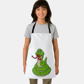 Schlange mit Bow-Krawatte Schürze (Insitu)