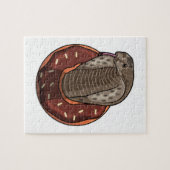 Schlange mit Donut Puzzle (Horizontal)