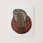 Schlange mit Donut Puzzle (Vertikal)