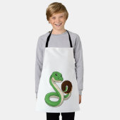 Schlange mit Donut Schürze (Getragen)