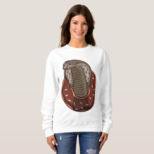 Schlange mit Donut Sweatshirt (Vorne ganz)