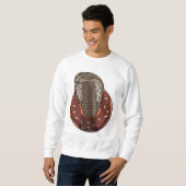 Schlange mit Donut Sweatshirt (Vorne ganz)
