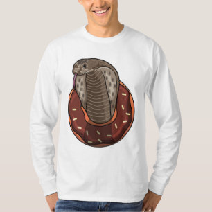 Schlange mit Donut T-Shirt