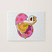 Schlange mit Ei Puzzle (Horizontal)