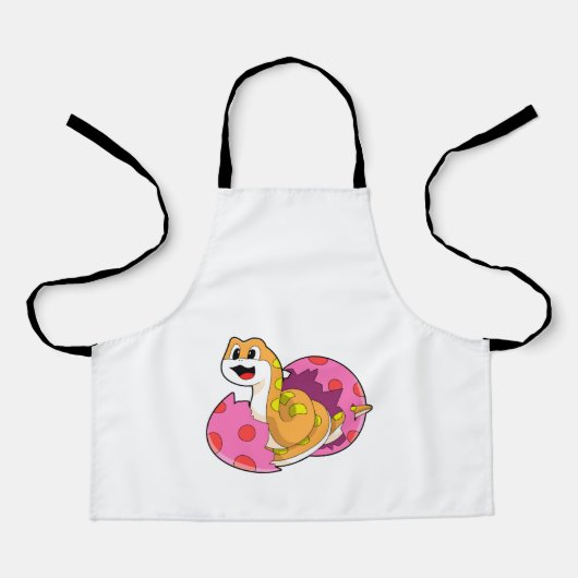 Schlange mit Ei Schürze (Vorderseite)