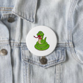 Schlange mit Fliege Button (Beispiel)