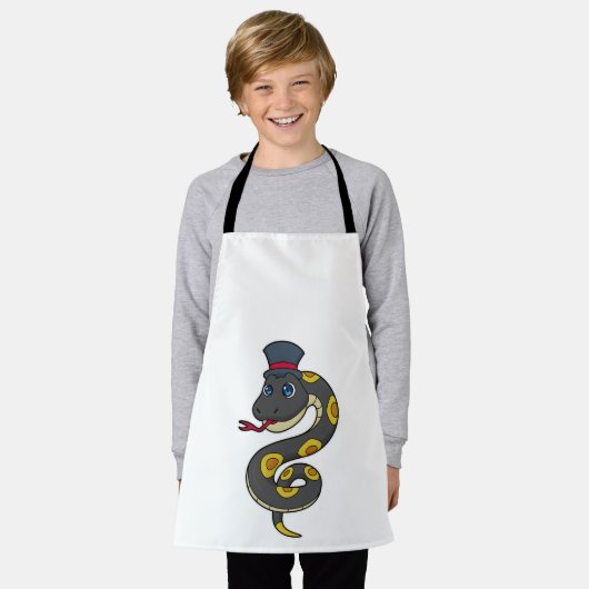 Schlange mit Hut Schürze (Getragen)