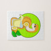 Schlange mit Lemonsglas Puzzle (Horizontal)