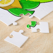 Schlange mit Lemonsglas Puzzle (Seite)