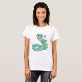 Schlange mit Lollipop T-Shirt (Vorne ganz)