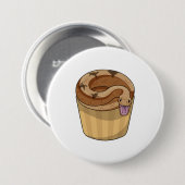 Schlange mit Muffin Button (Vorne & Hinten)