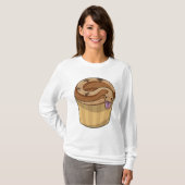 Schlange mit Muffin T-Shirt (Vorne ganz)