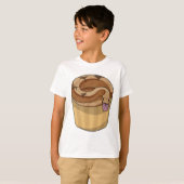 Schlange mit Muffin T-Shirt (Vorne ganz)