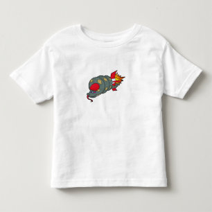 Schlange mit Rakete Kleinkind T-shirt