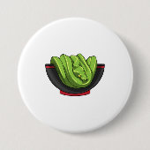 Schlange mit Ramen Bowl Button (Vorderseite)