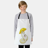 Schlange mit Regenschirm Schürze (Getragen)