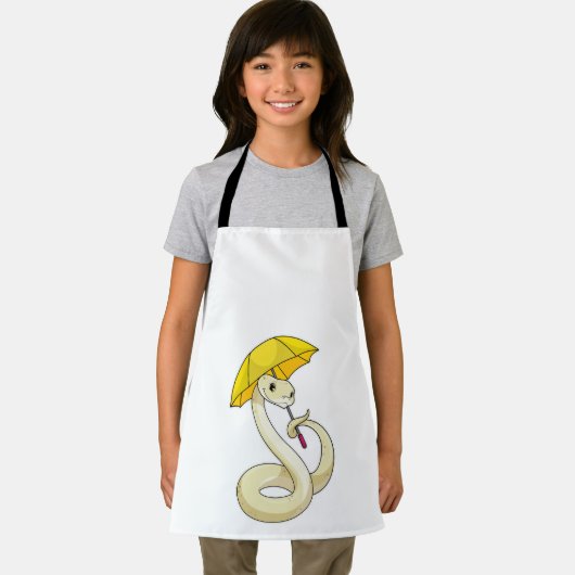 Schlange mit Regenschirm Schürze (Insitu)